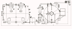 ROP series high temperature dyeing machine